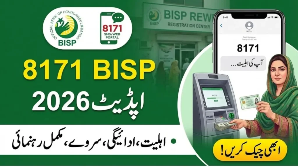 8171 BISP update 2026, eligibility check, payment status, NSER survey, Benazir Income Support Programme Pakistan