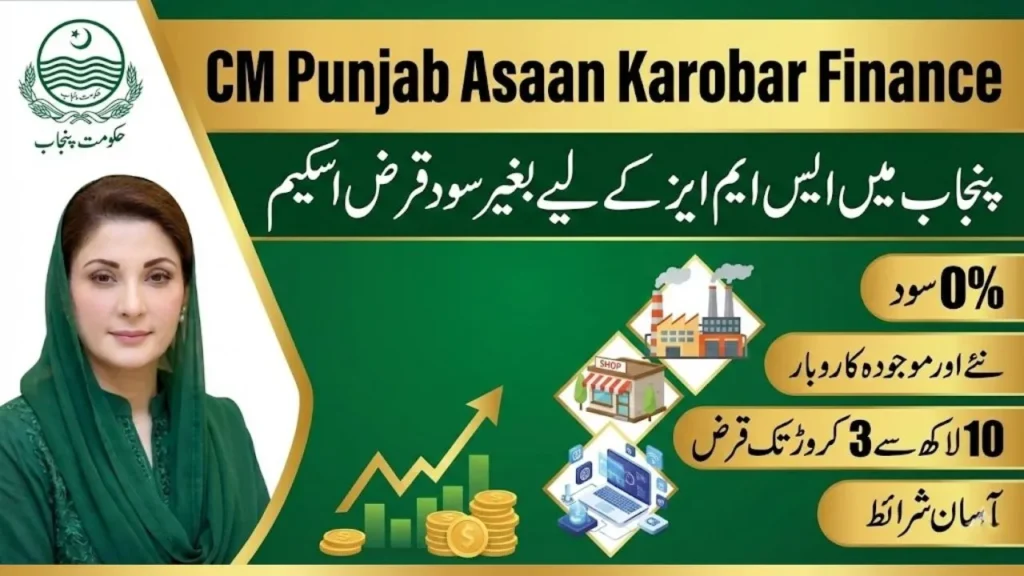 پنجاب میں چھوٹے اور درمیانے کاروباری اداروں کے لیے بغیر سود کا قرضہ پروگرام