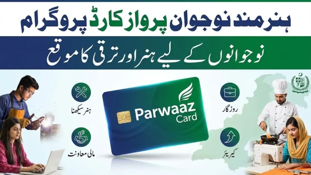 Hunarmand Naujawan Parwaaz Card Program, Pakistan youth skill development, financial support for young entrepreneurs, training and career opportunities