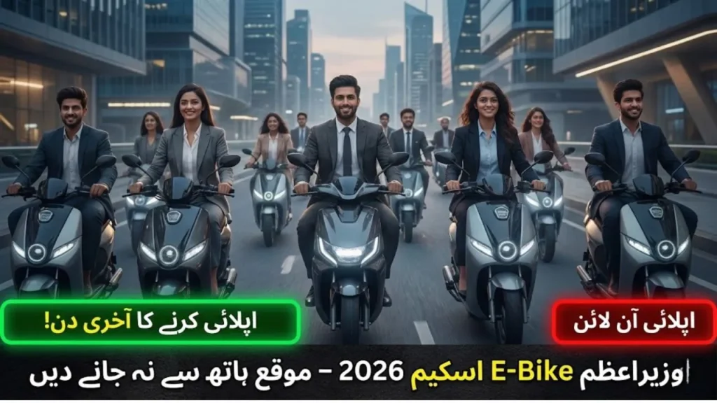Prime Minister Electric Bike Scheme 2026 under the PAVE program in Pakistan providing subsidized electric bikes for students and commuters